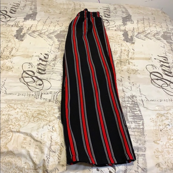 Flare pants with spandex waist - Picture 2 of 3